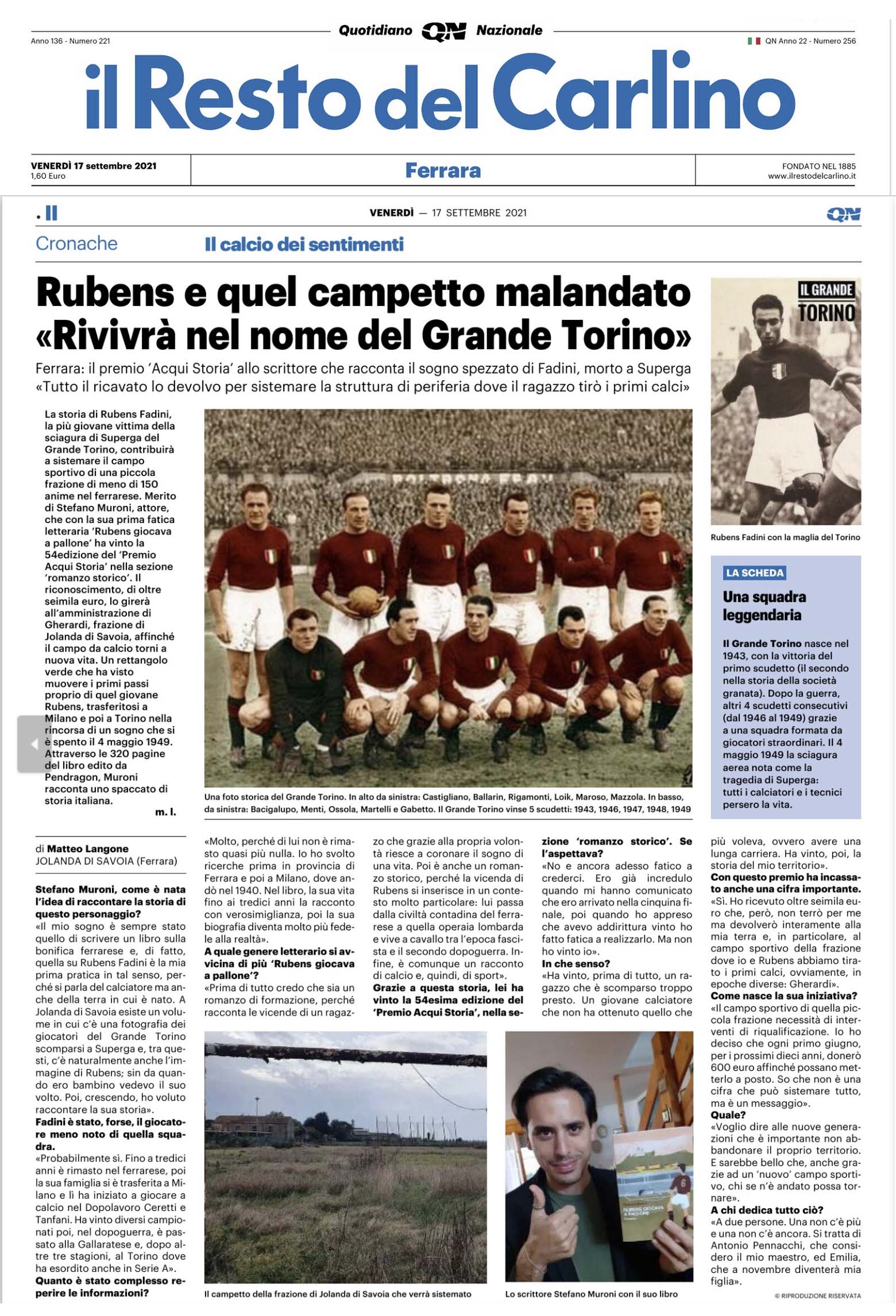 Rubens giocava a pallone