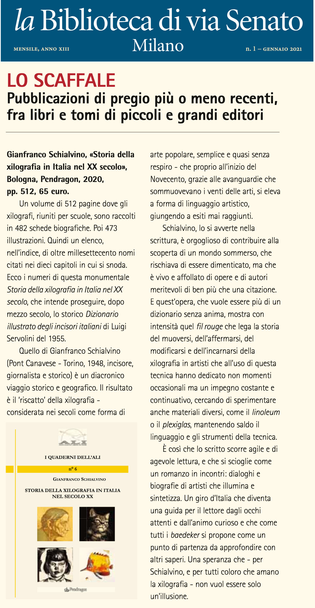 Storia della xilografia in Italia nel secolo XX