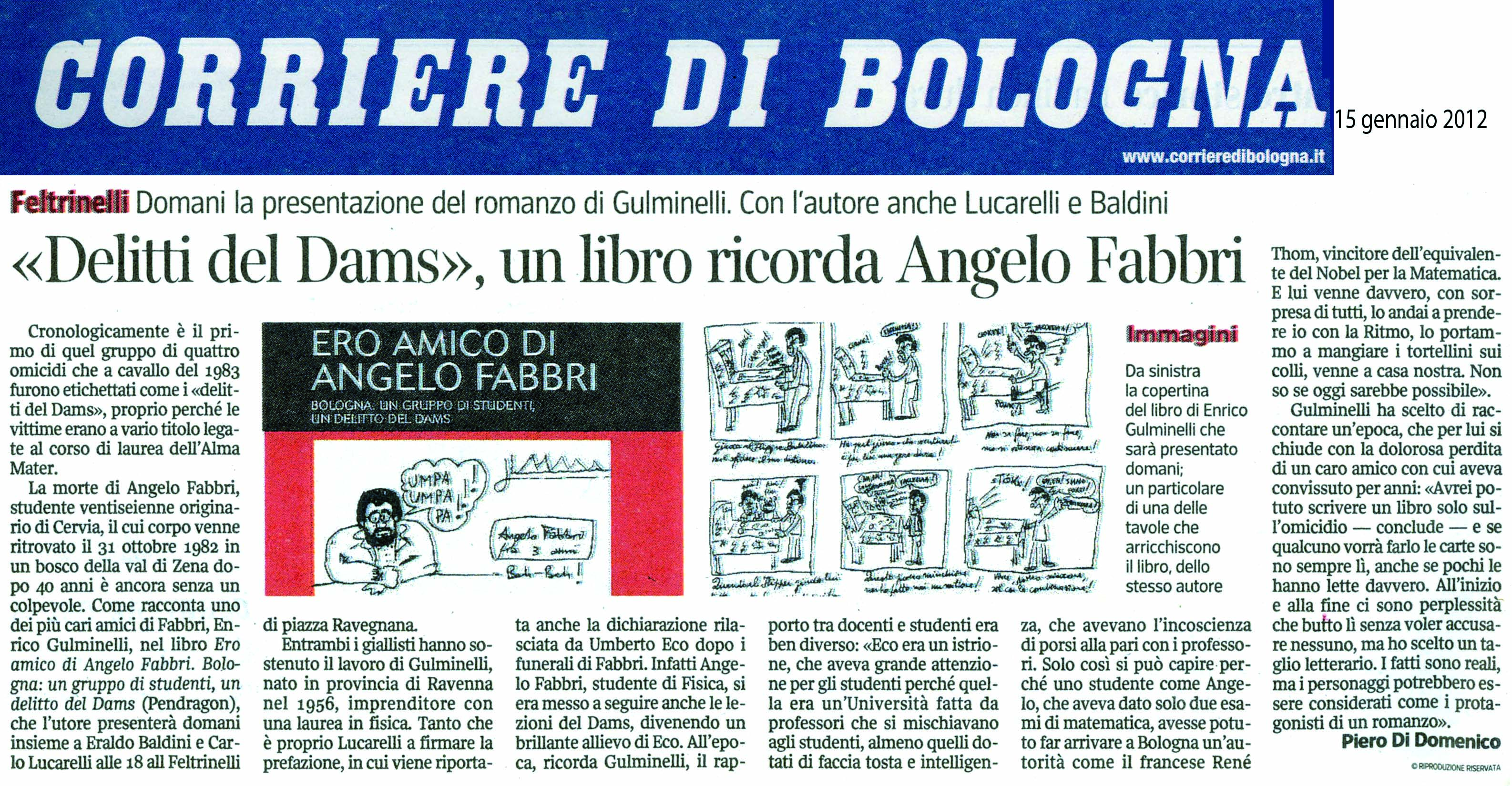 Ero amico di Angelo Fabbri