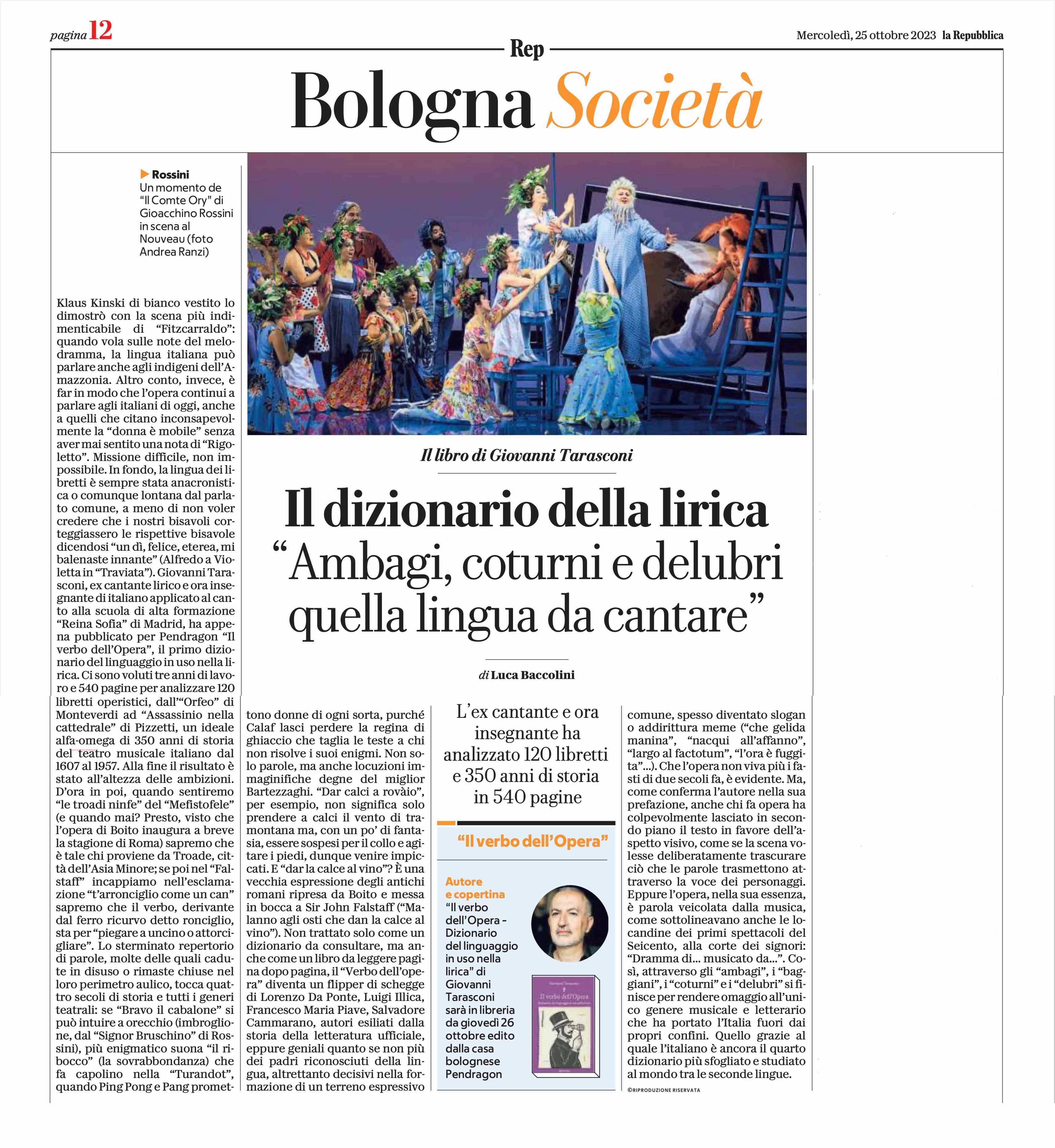 Il verbo dell’Opera