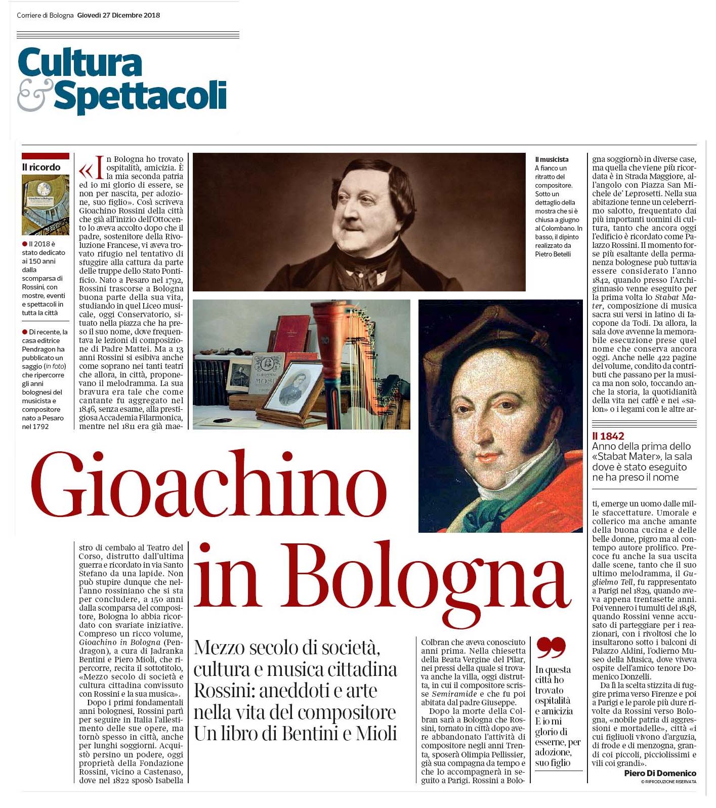 Gioachino in Bologna