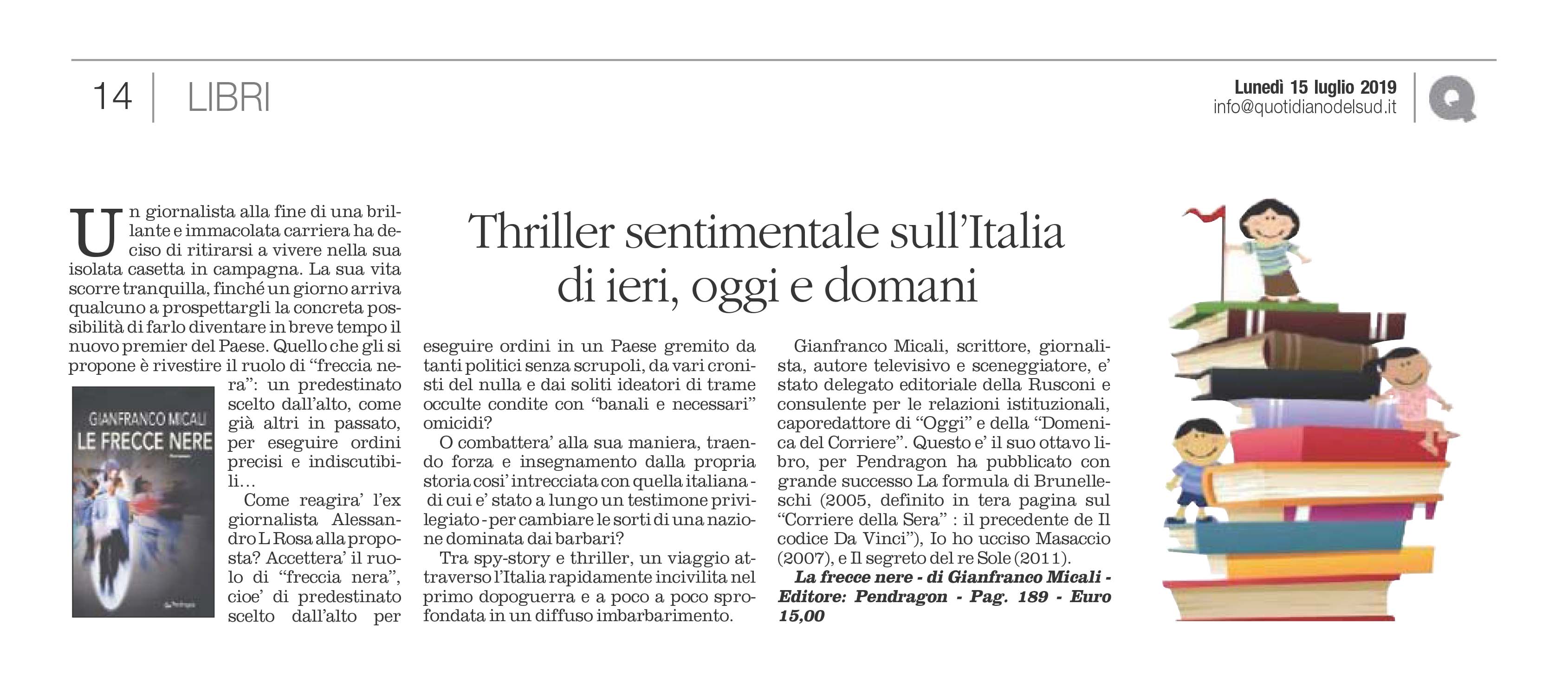 Thriller sentimentale sull´Italia di ieri, oggi e domani