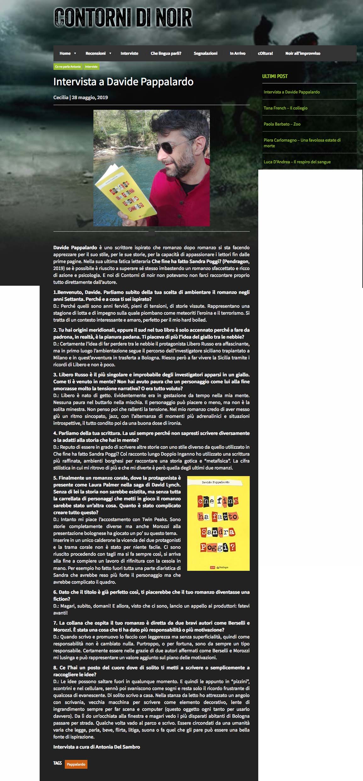 Intervista a Davide Pappalardo