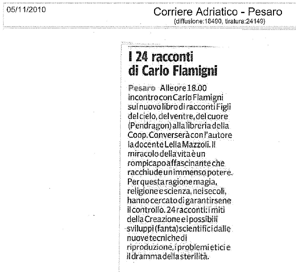 Figli del cielo, del ventre, del cuore