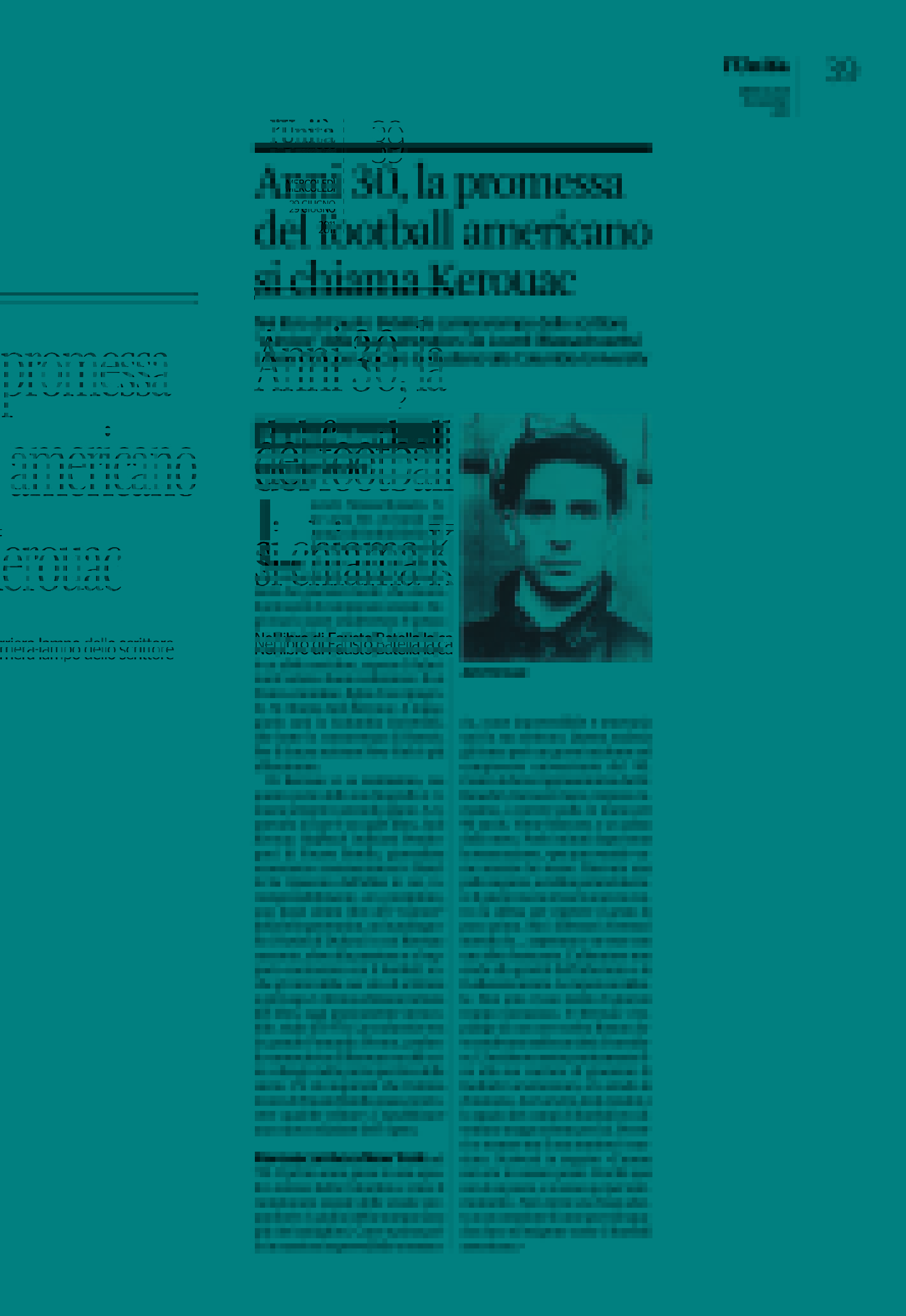 Jack Kerouac Halfback