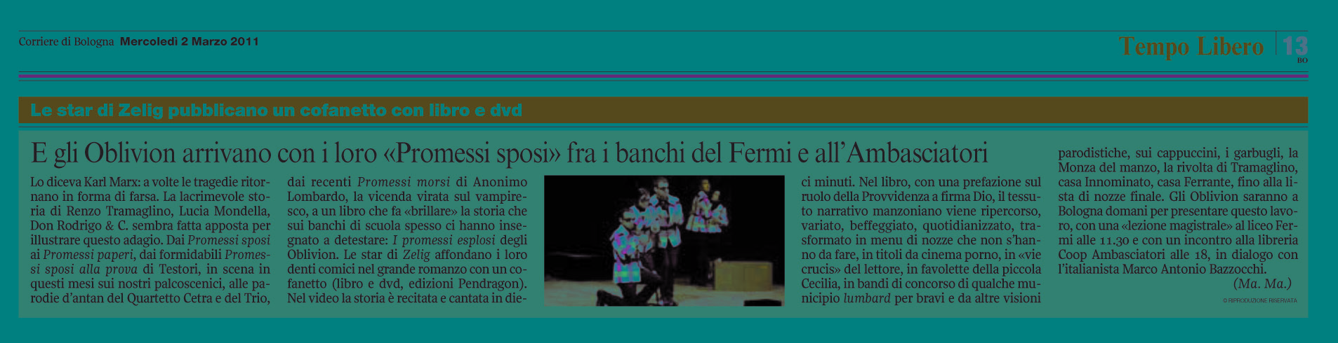 I promessi esplosi