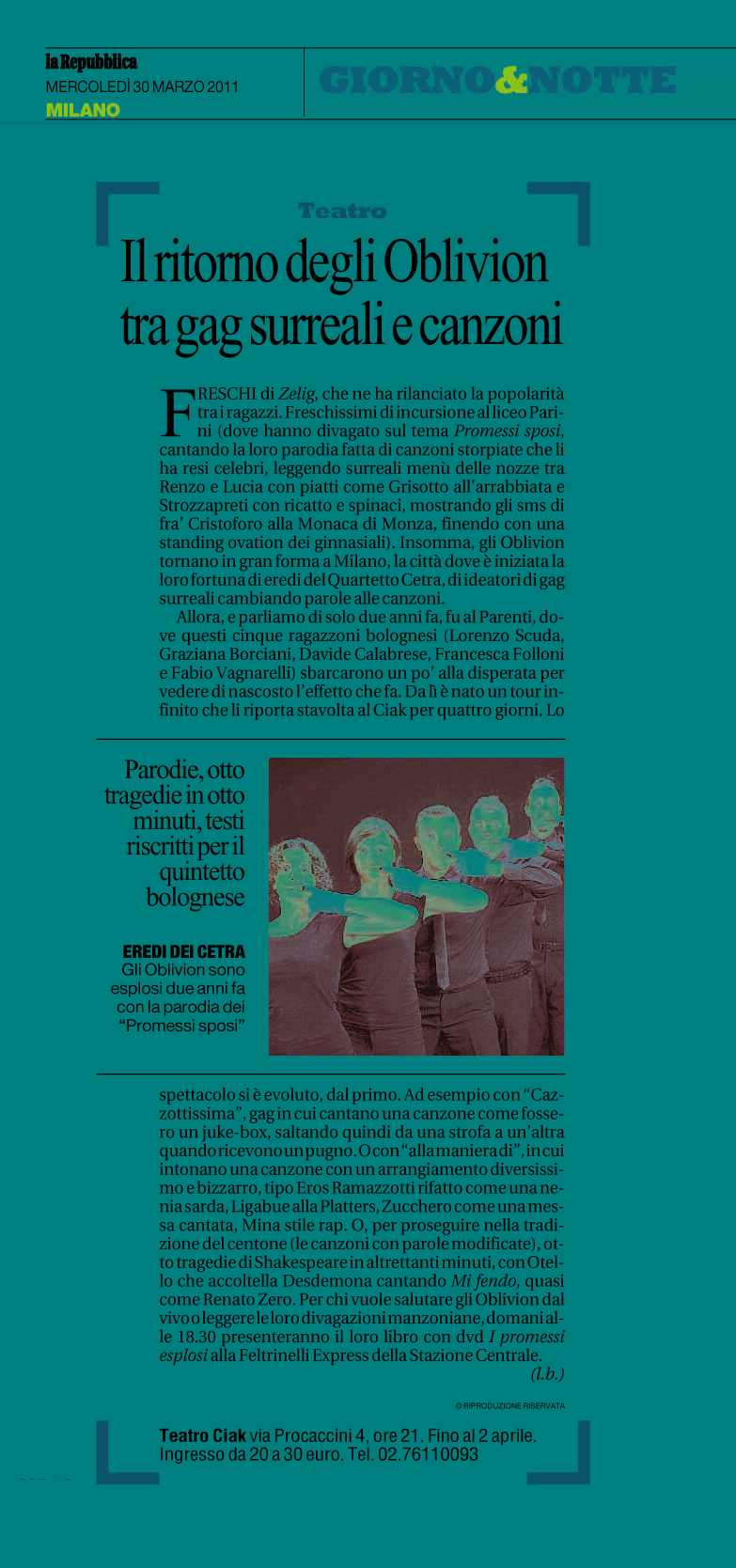 I promessi esplosi