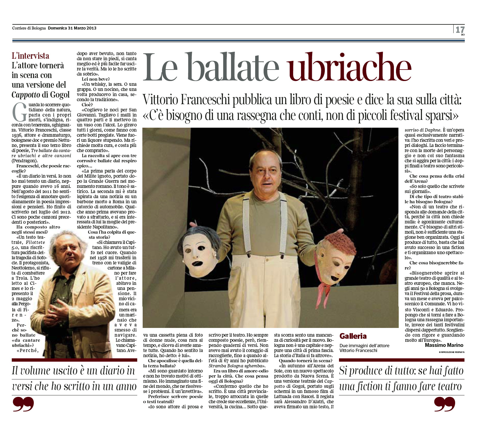 Tre ballate da cantare ubriachi e altre canzoni