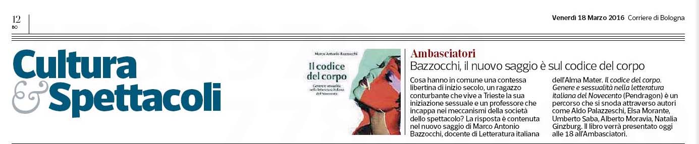 Il codice del corpo