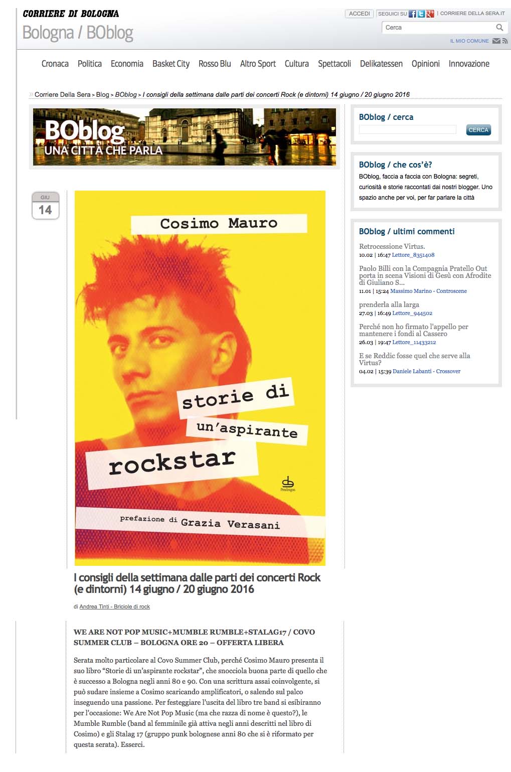 Storie di un'aspirante rockstar
