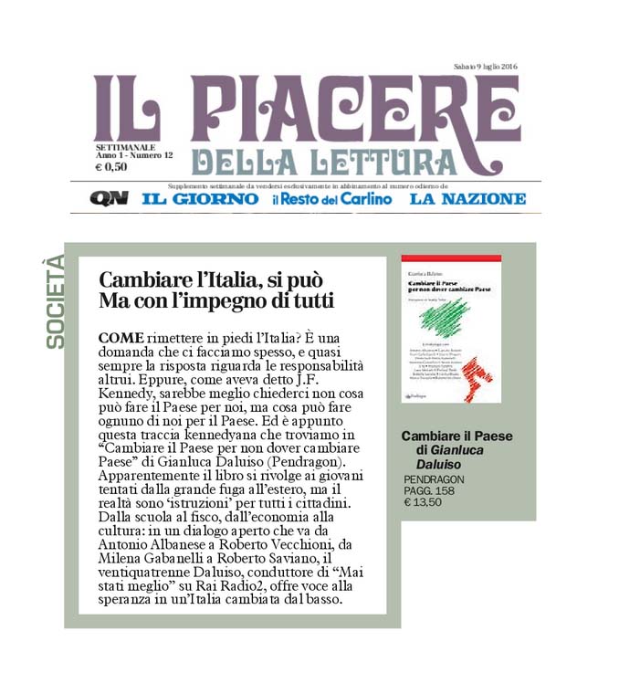 Cambiare il Paese per non dover cambiare Paese