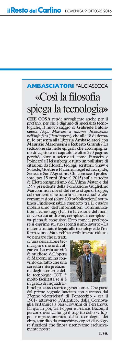 Dopo Marconi il diluvio