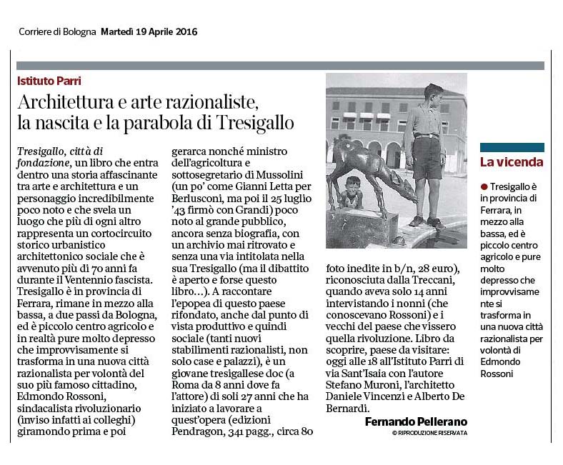 Tresigallo, città di fondazione