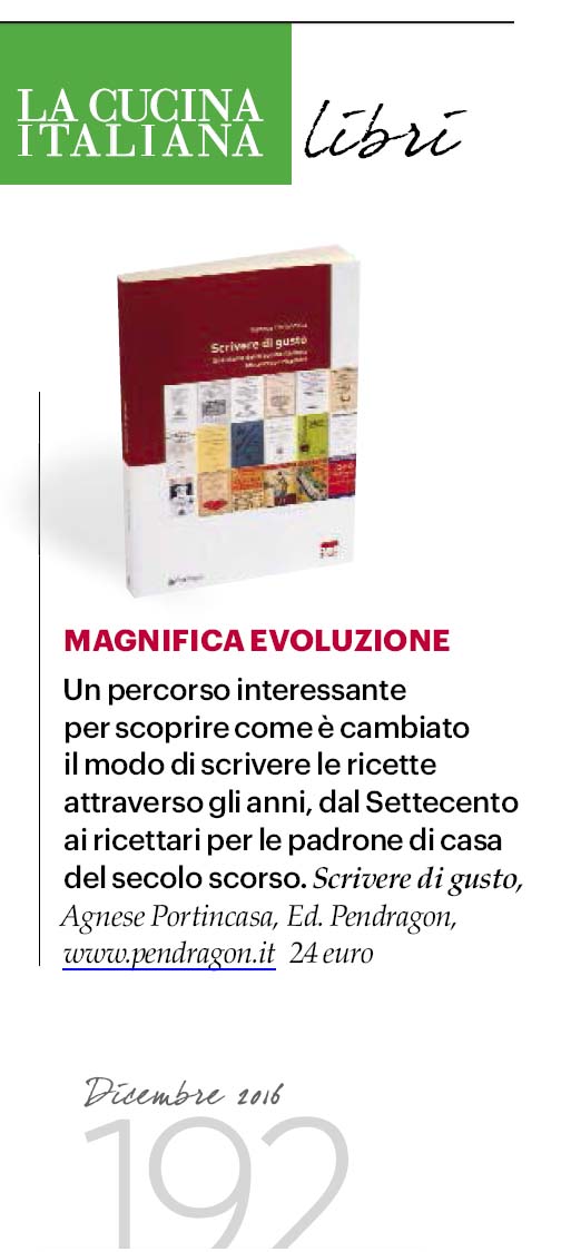 Scrivere di gusto