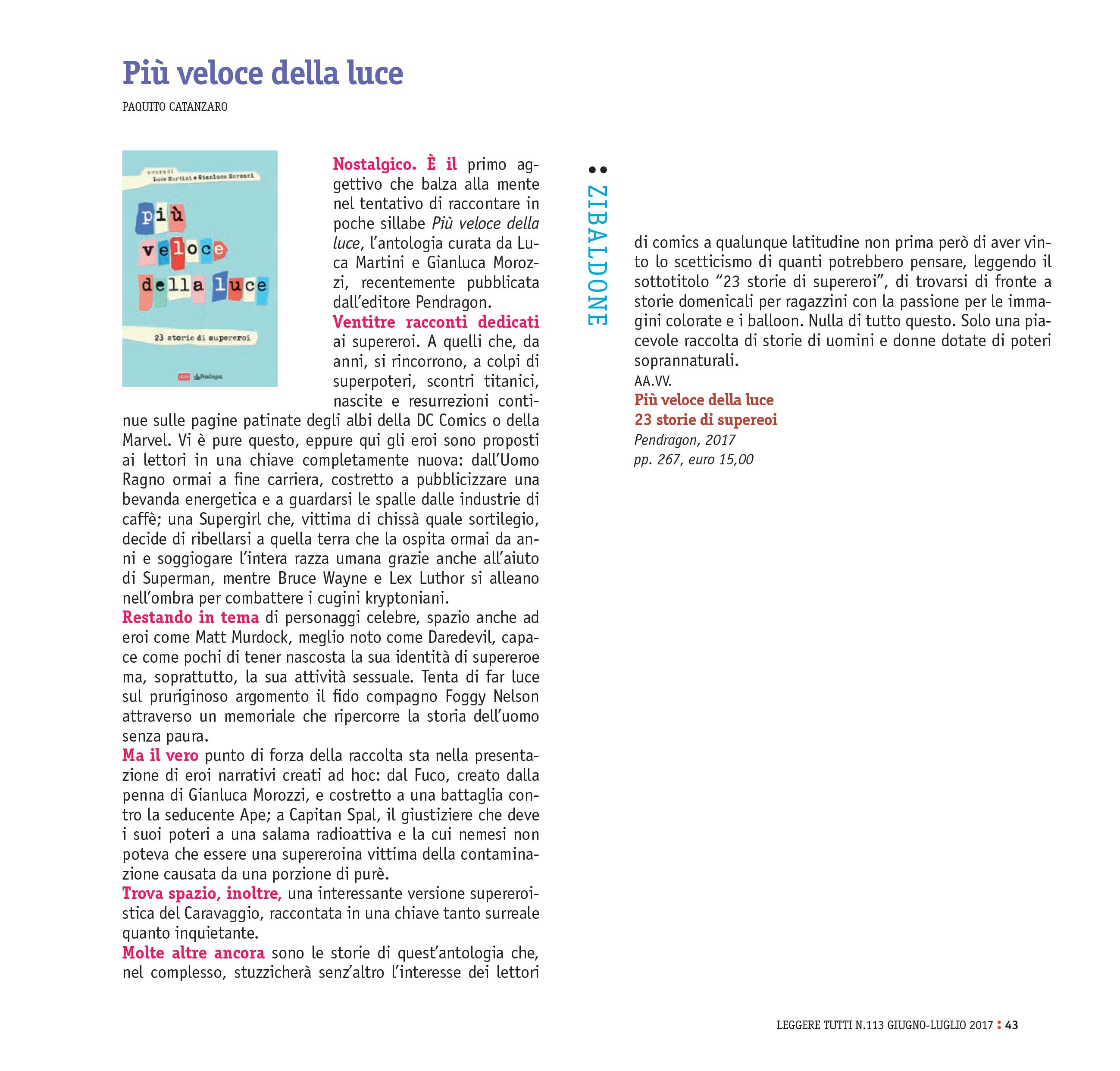 Più veloce della luce