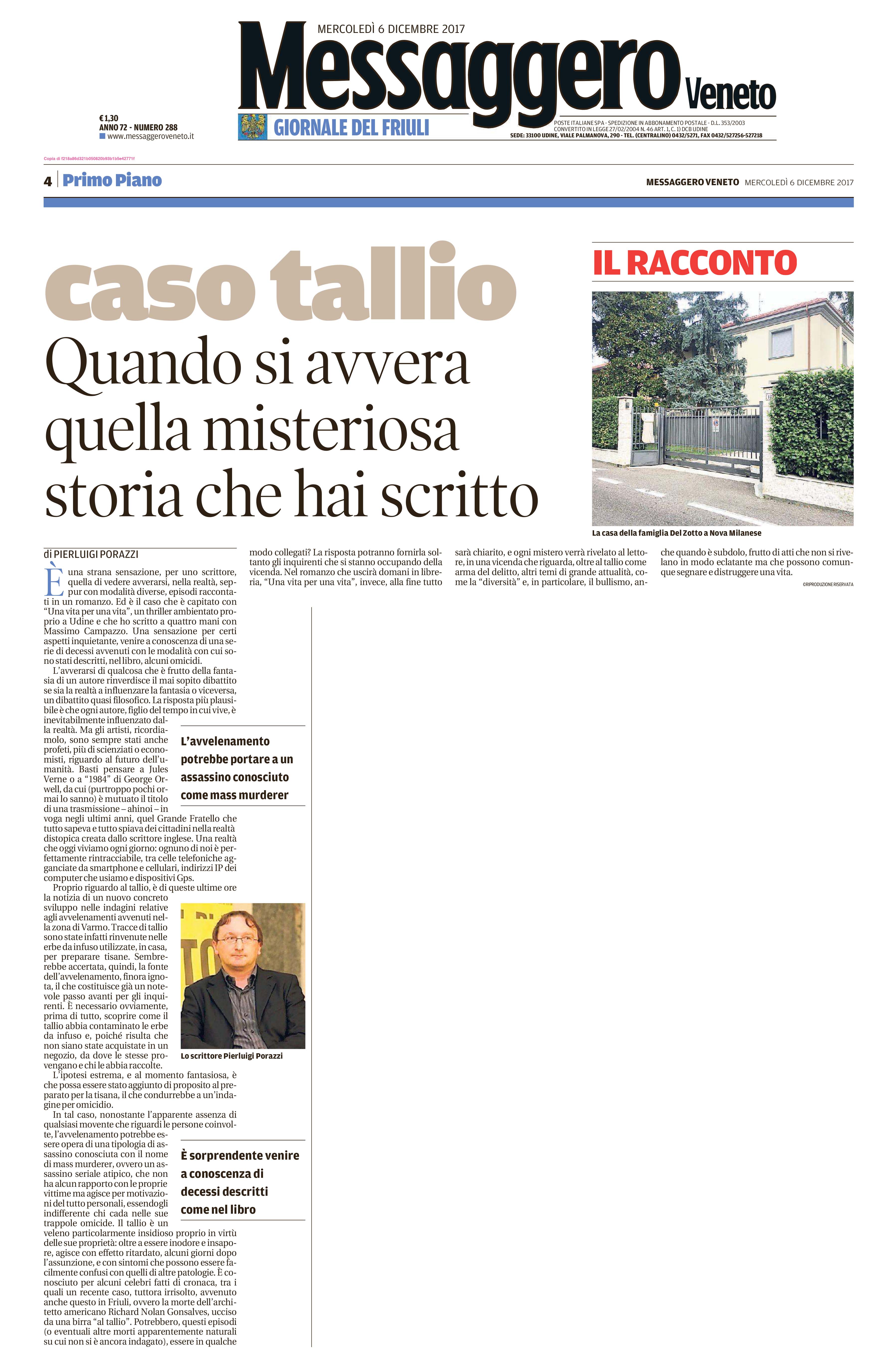 Una vita per una vita