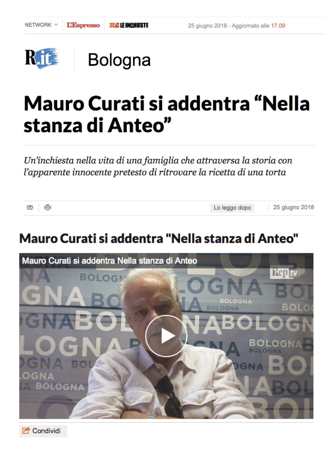 Nella stanza di Anteo