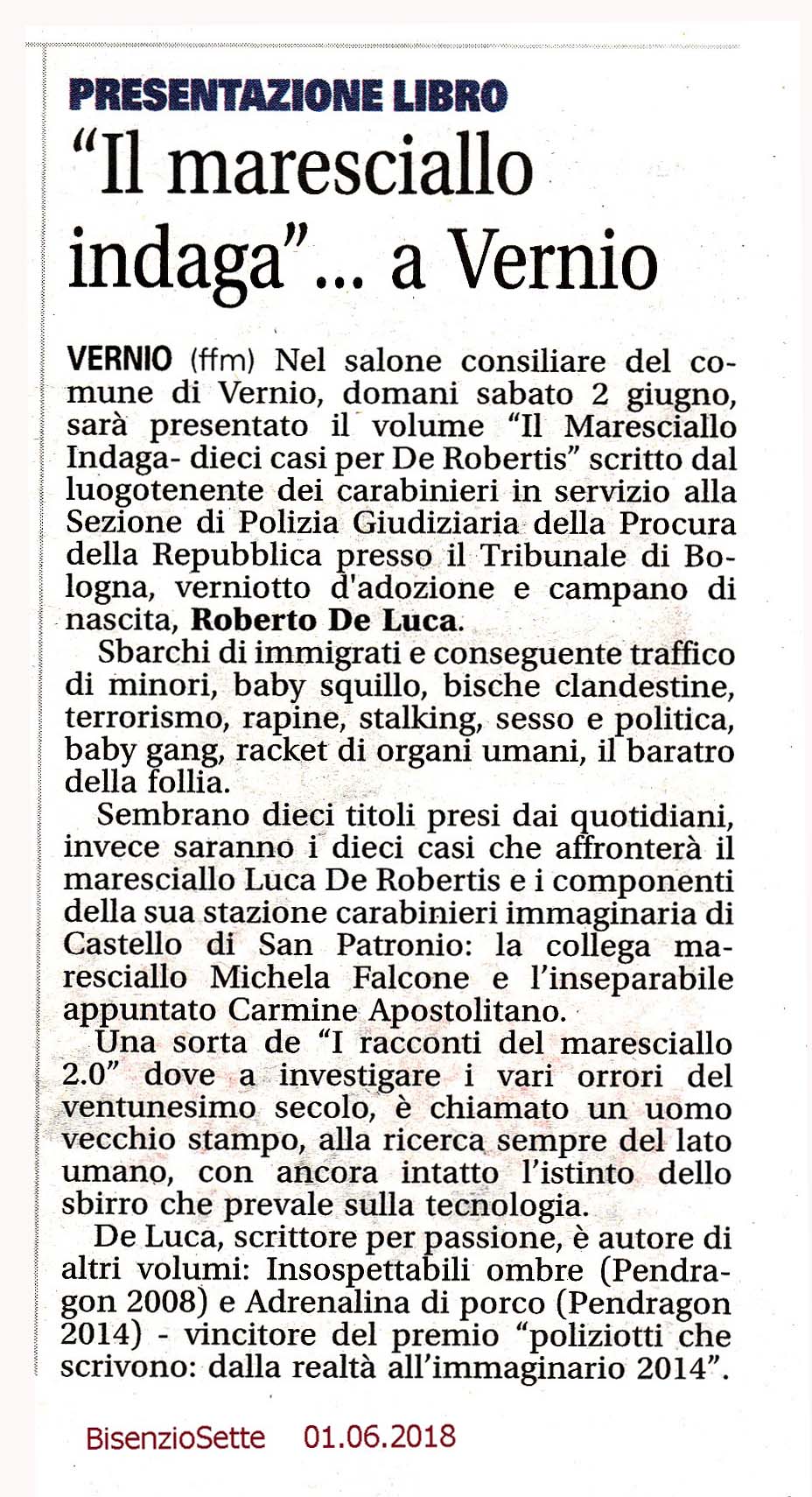 Il maresciallo indaga