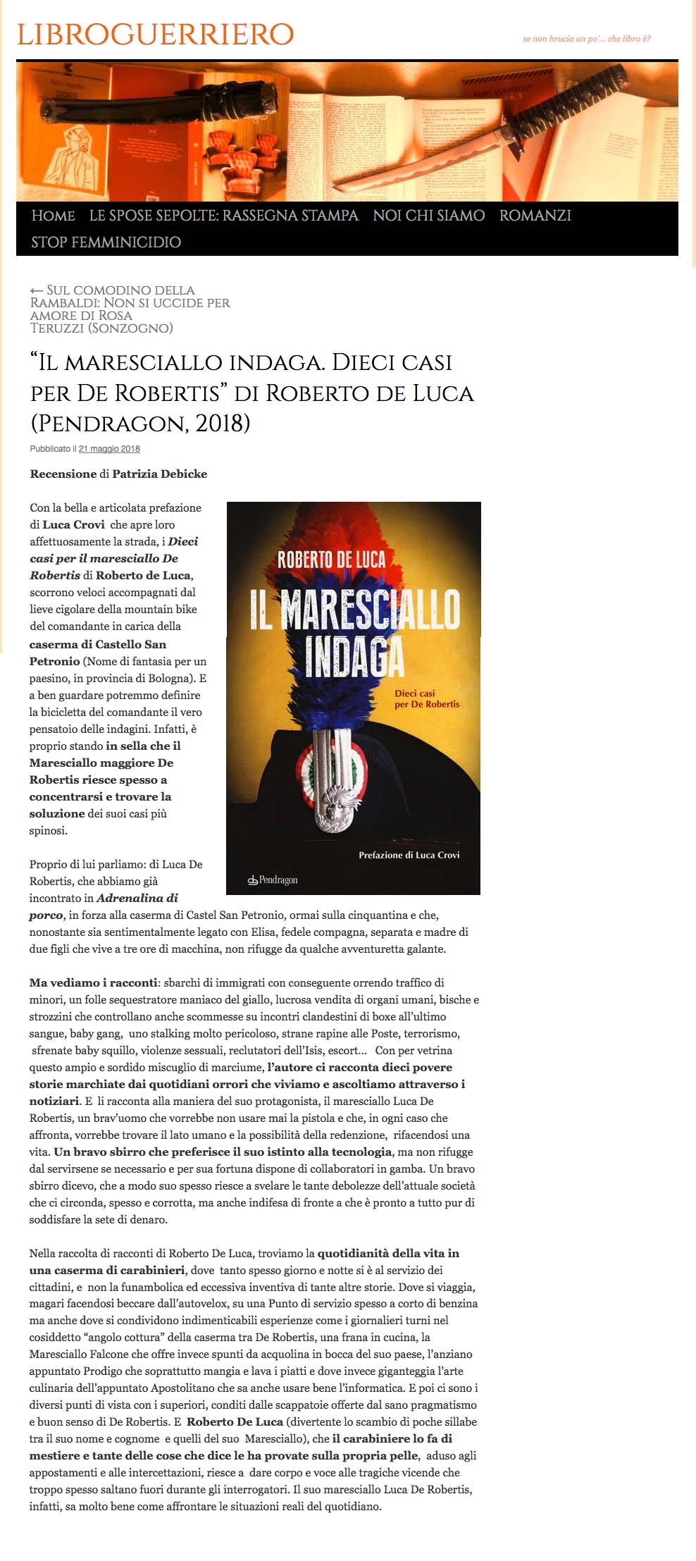 Il maresciallo indaga