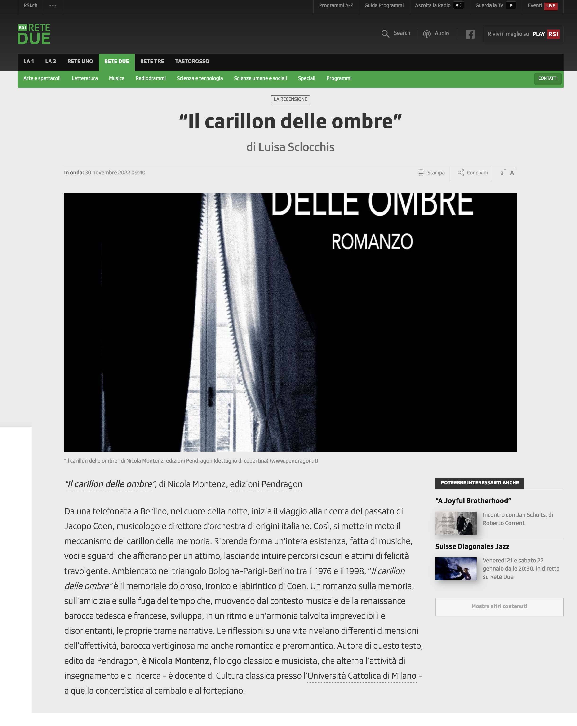 Il carillon delle ombre