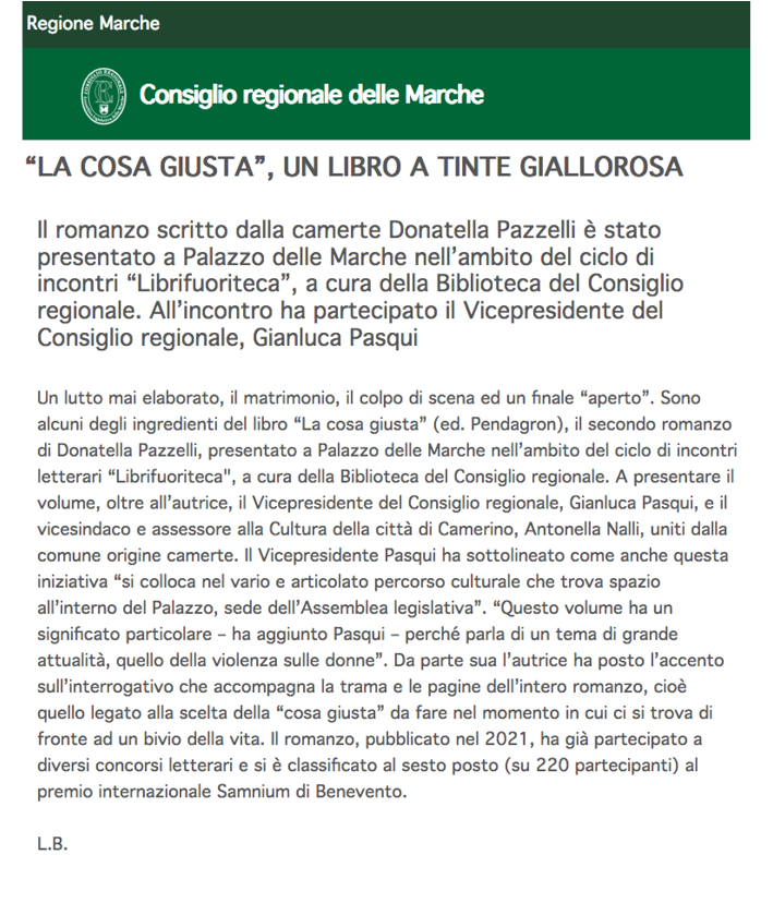 La cosa giusta 