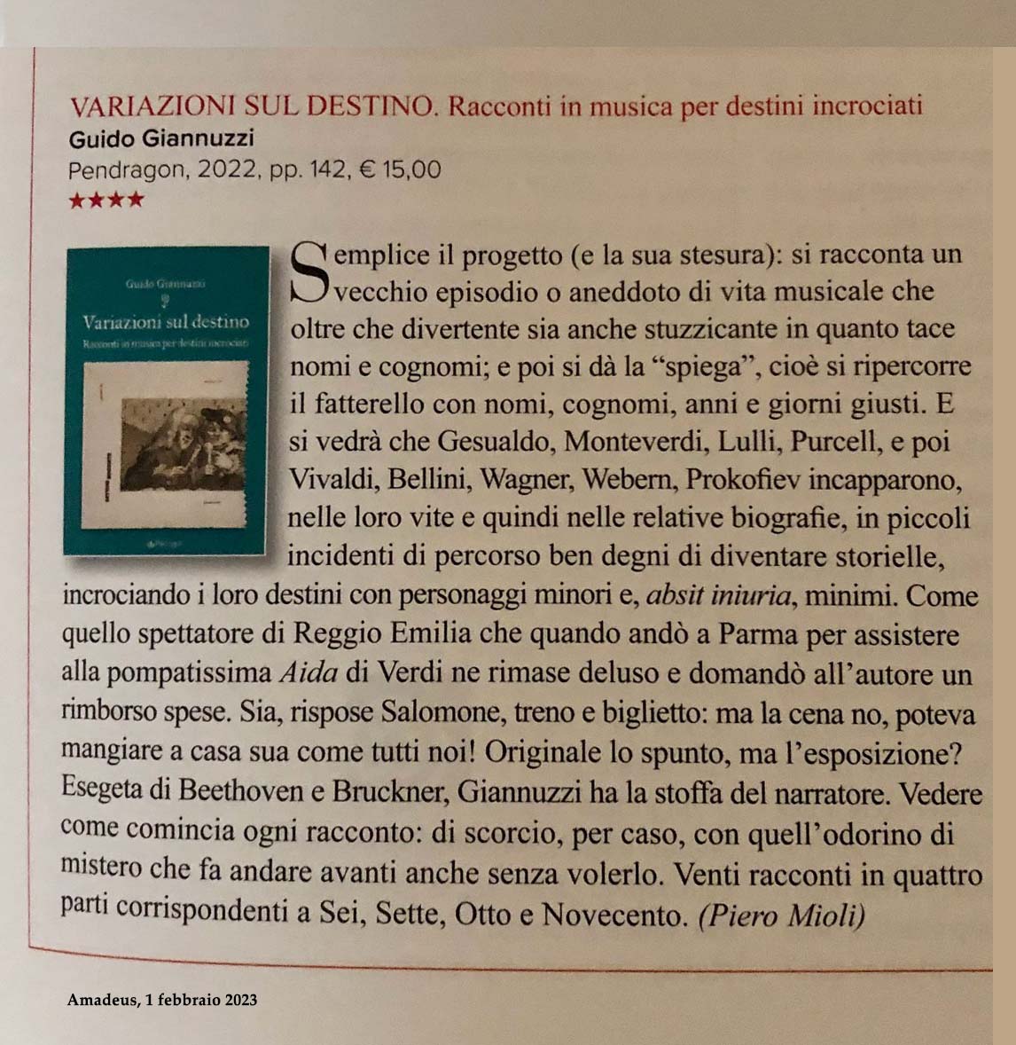 Variazioni sul destino
