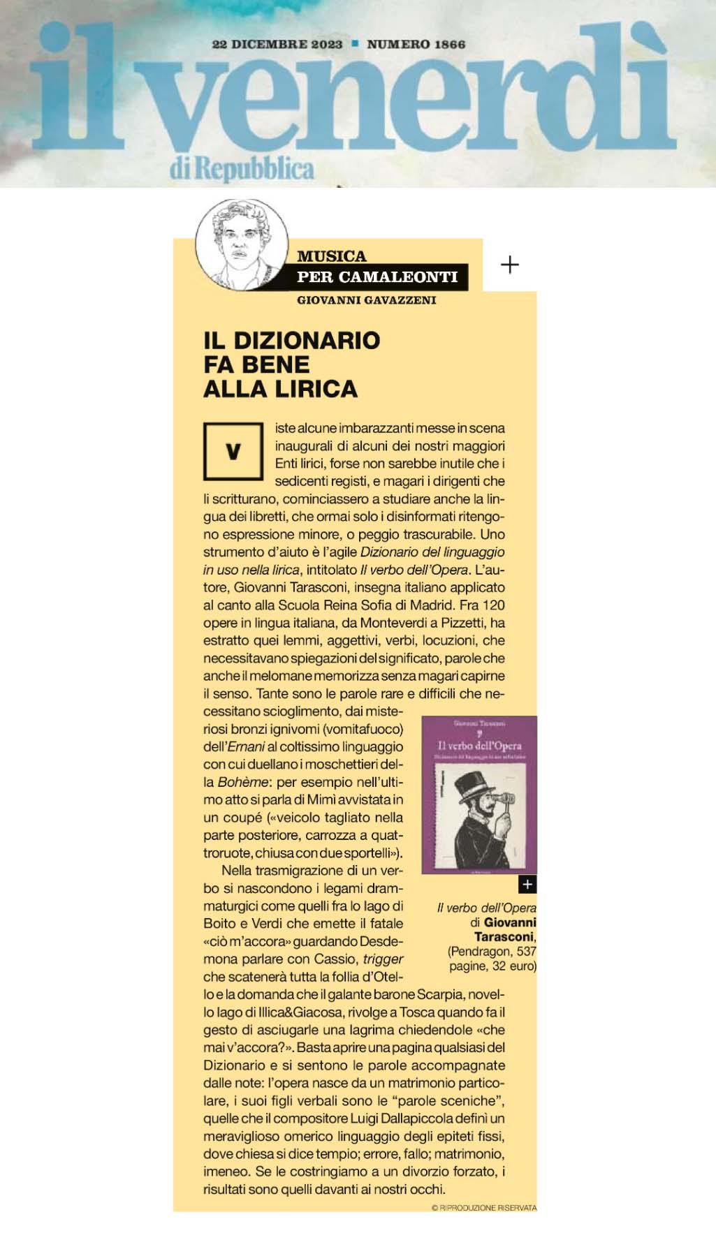 Il verbo dell’Opera