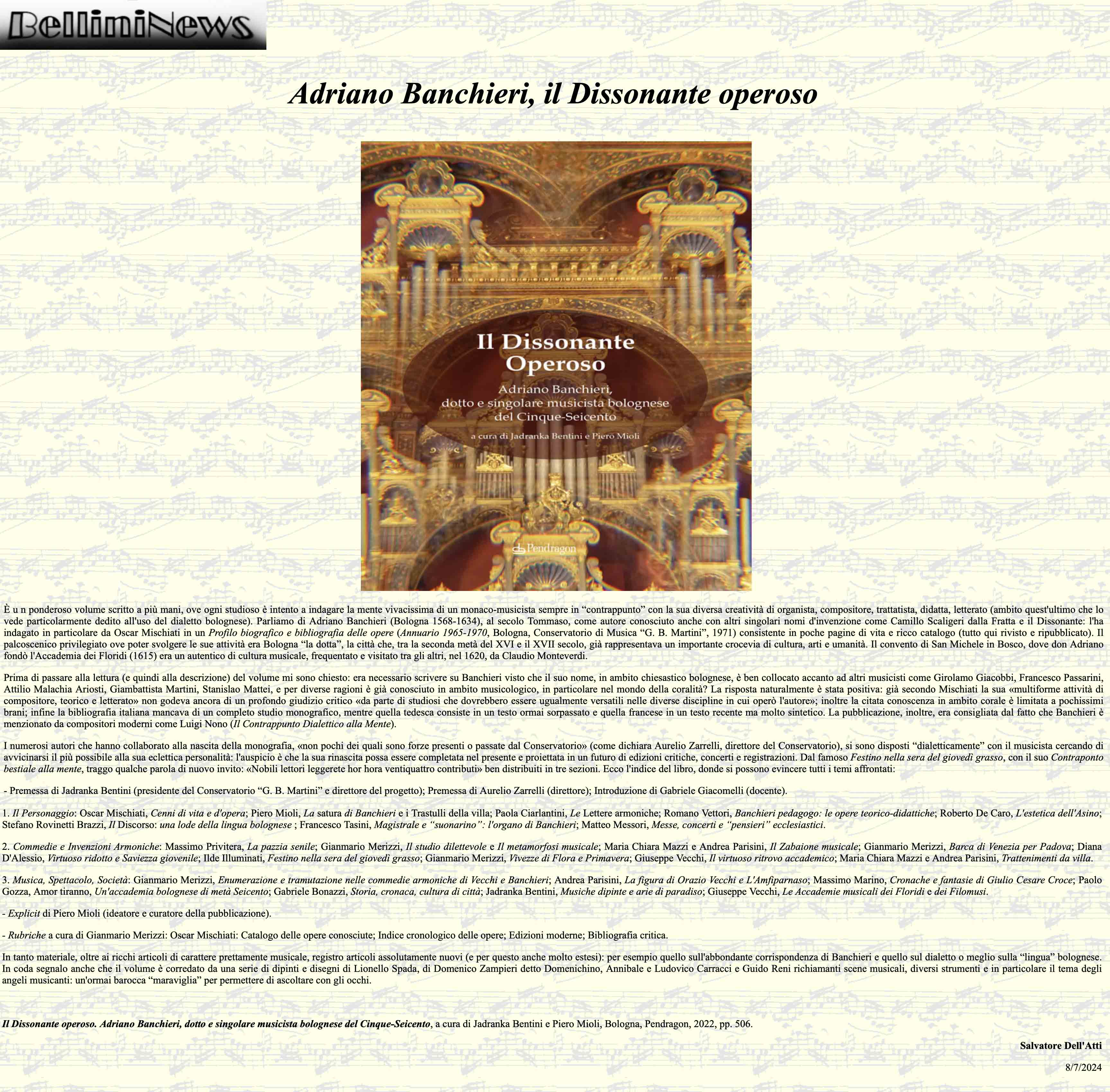 Il Dissonante Operoso