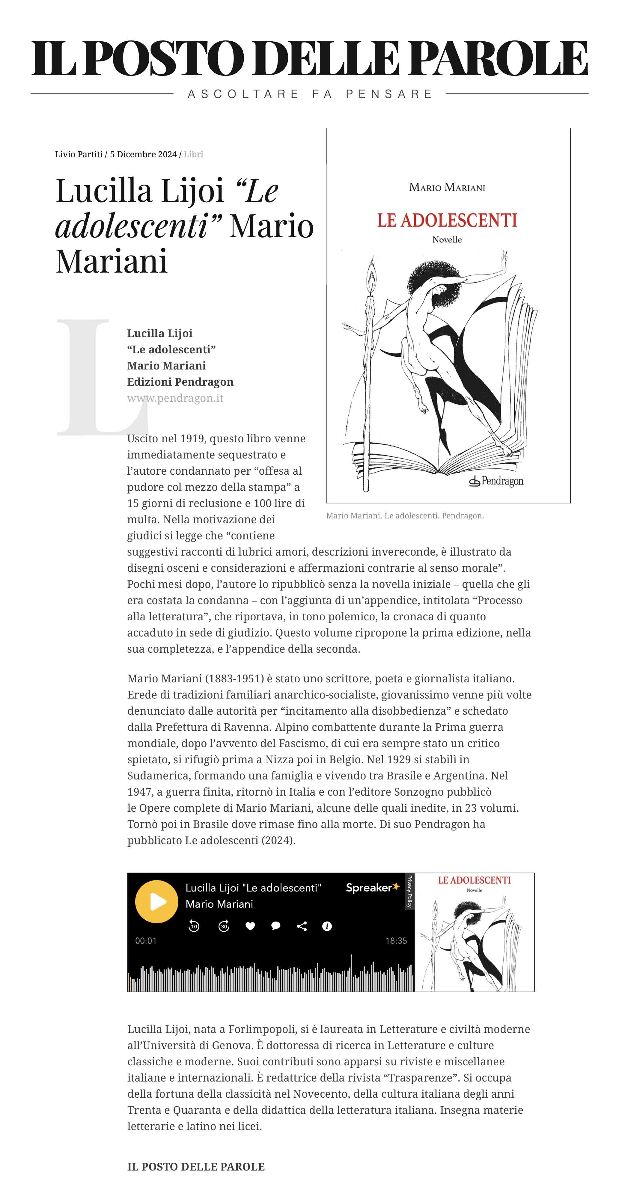 Le adolescenti