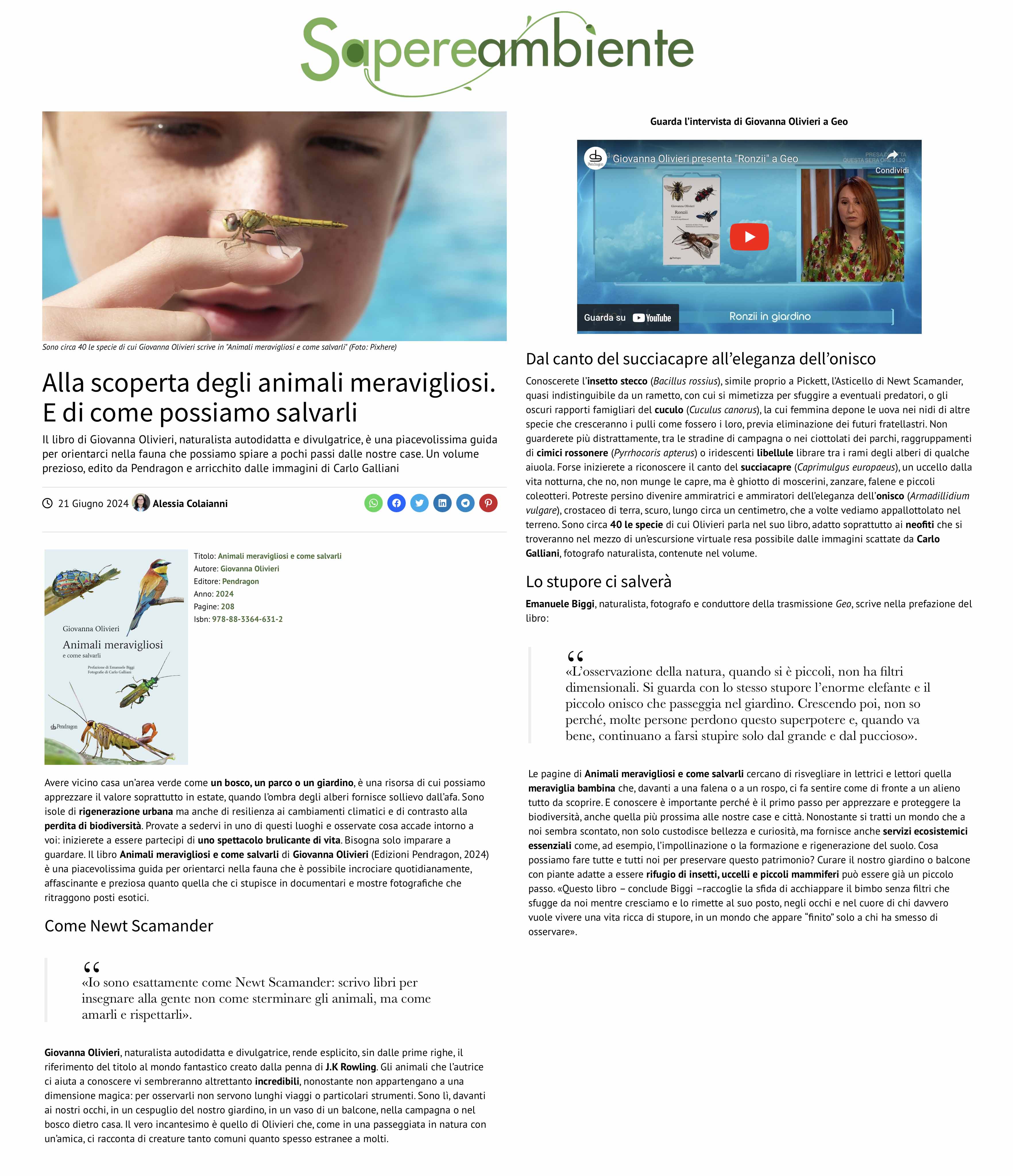 Animali meravigliosi
