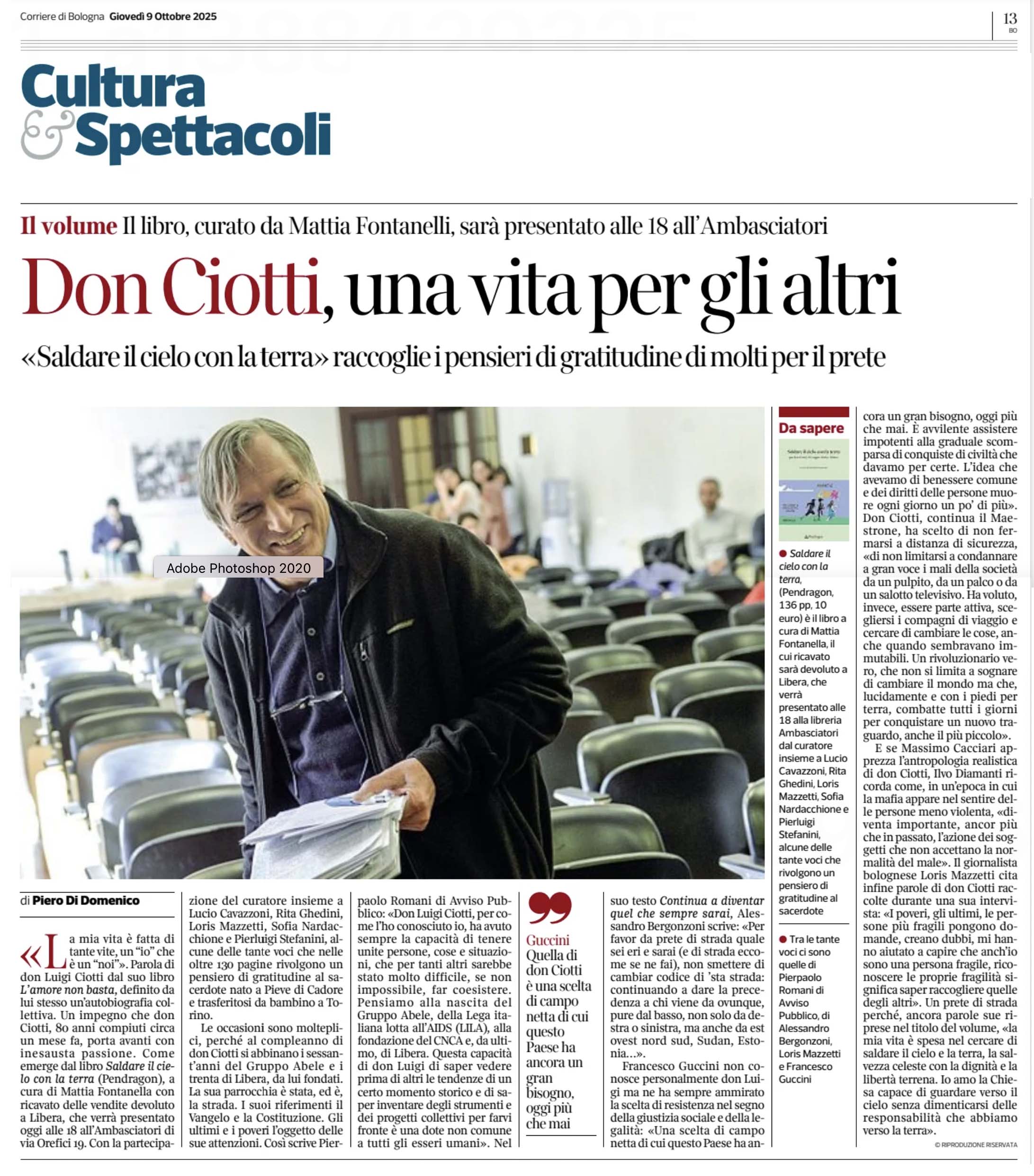 Saldare il cielo con la terra