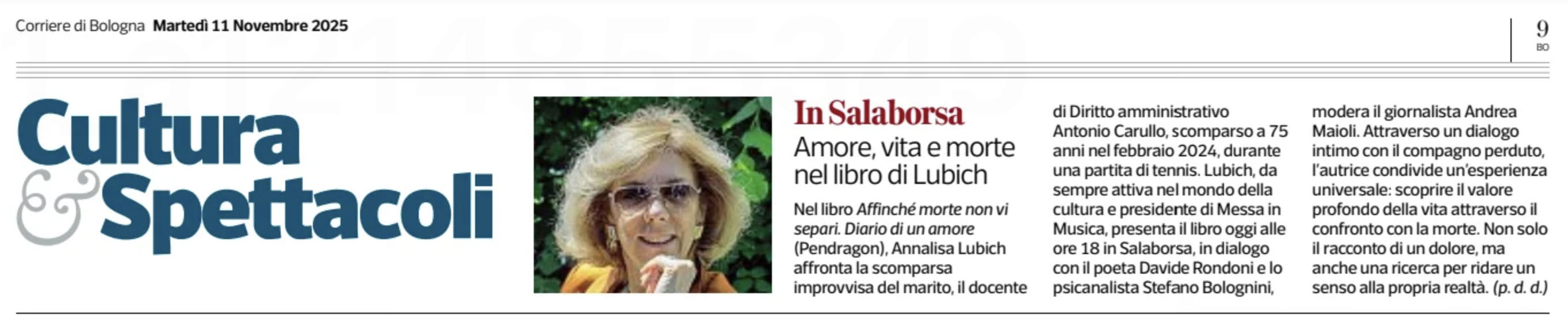 Affinché morte non vi separi