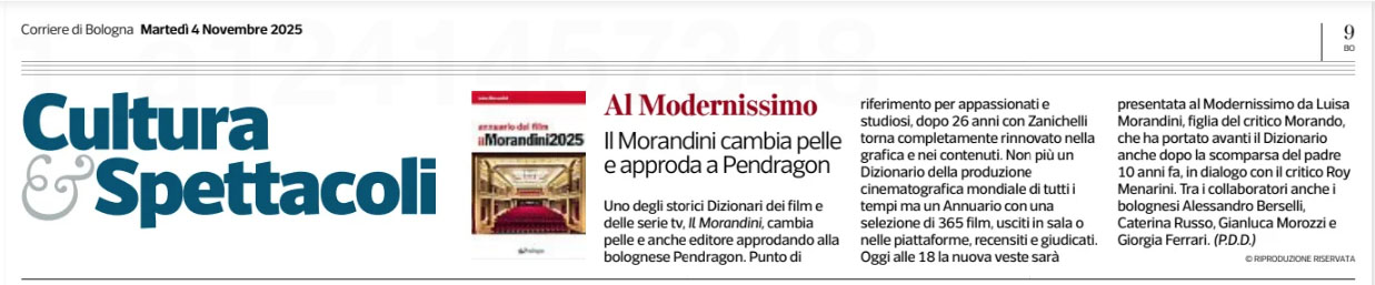 Annuario dei film ilMorandini 2025