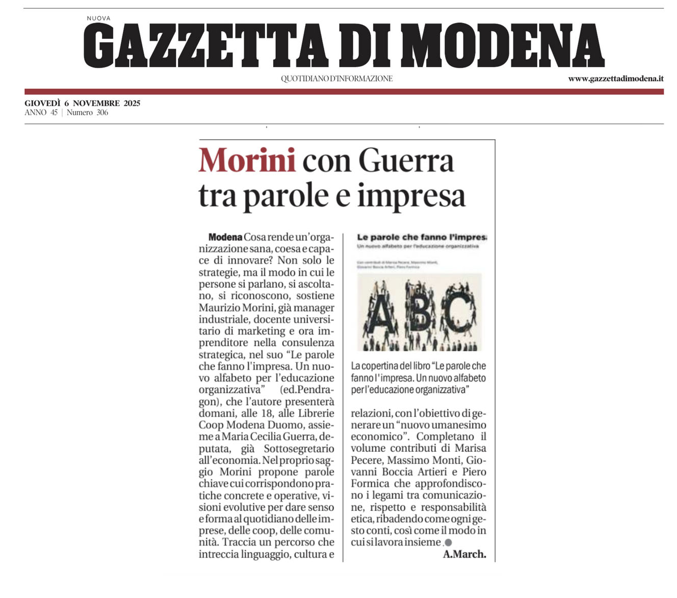 Le parole che fanno l'impresa